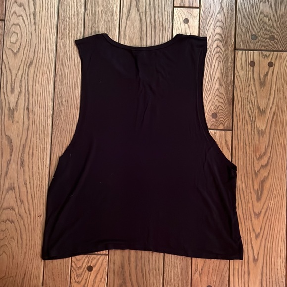 Forever 21 Black Open Side Slouchy Tank Size M - Picture 2 of 2